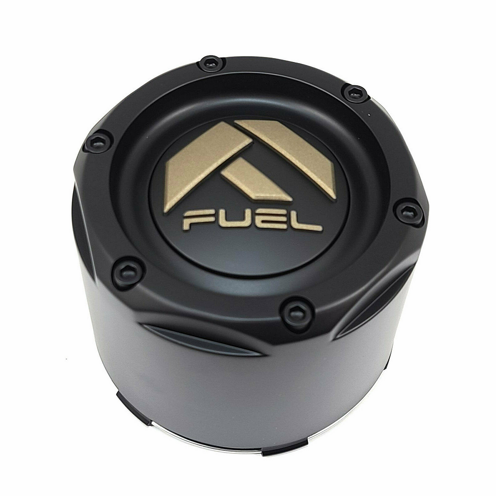 Fuel 1PC - FUEL MATTE BLK/BRZ SNAP IN CAP FOR 8X6.5
