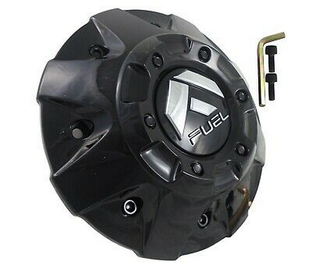 Fuel 1PC - FUEL AVENGER CAP-GL-BLK 8LCAP(1.75"TALL)