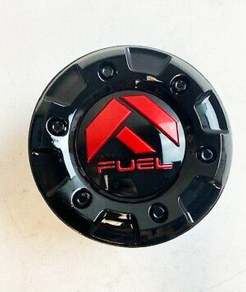 Fuel 1PC - FUEL FIVE BAR CAP-GL-BLK/RED 8L CAP 2.75
