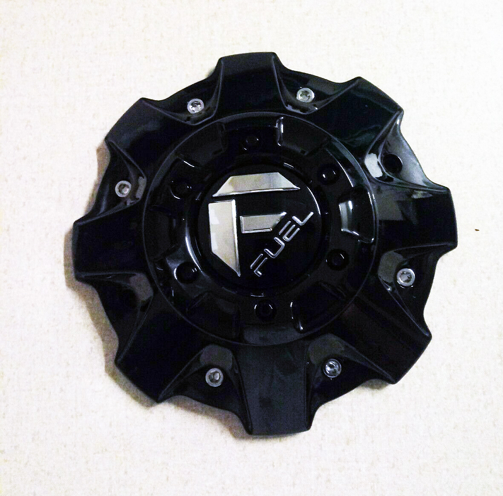 Fuel 1PC - FUEL DUALLY 10X225 REAR CAP-GLOSS BLK