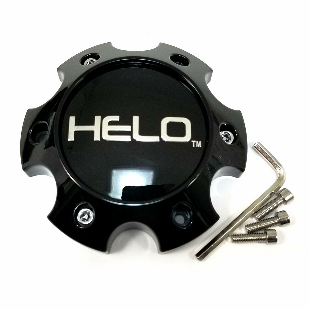 Helo - HELO CAP 6X135 LUG H34 - GLOSS BLACK