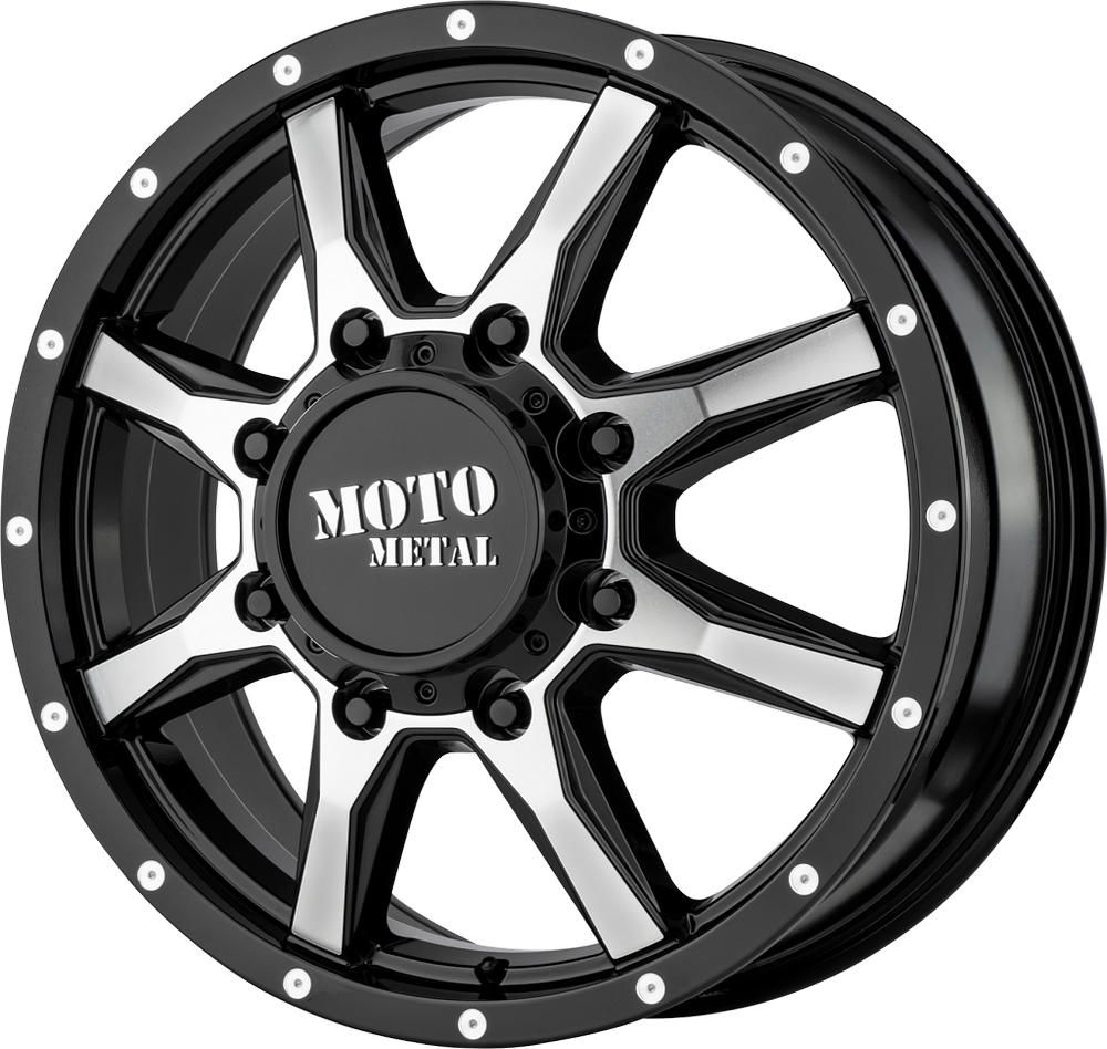 Moto Metal - MOTO DUALLY FRONT CAP (SB/CH)- 8X200/210