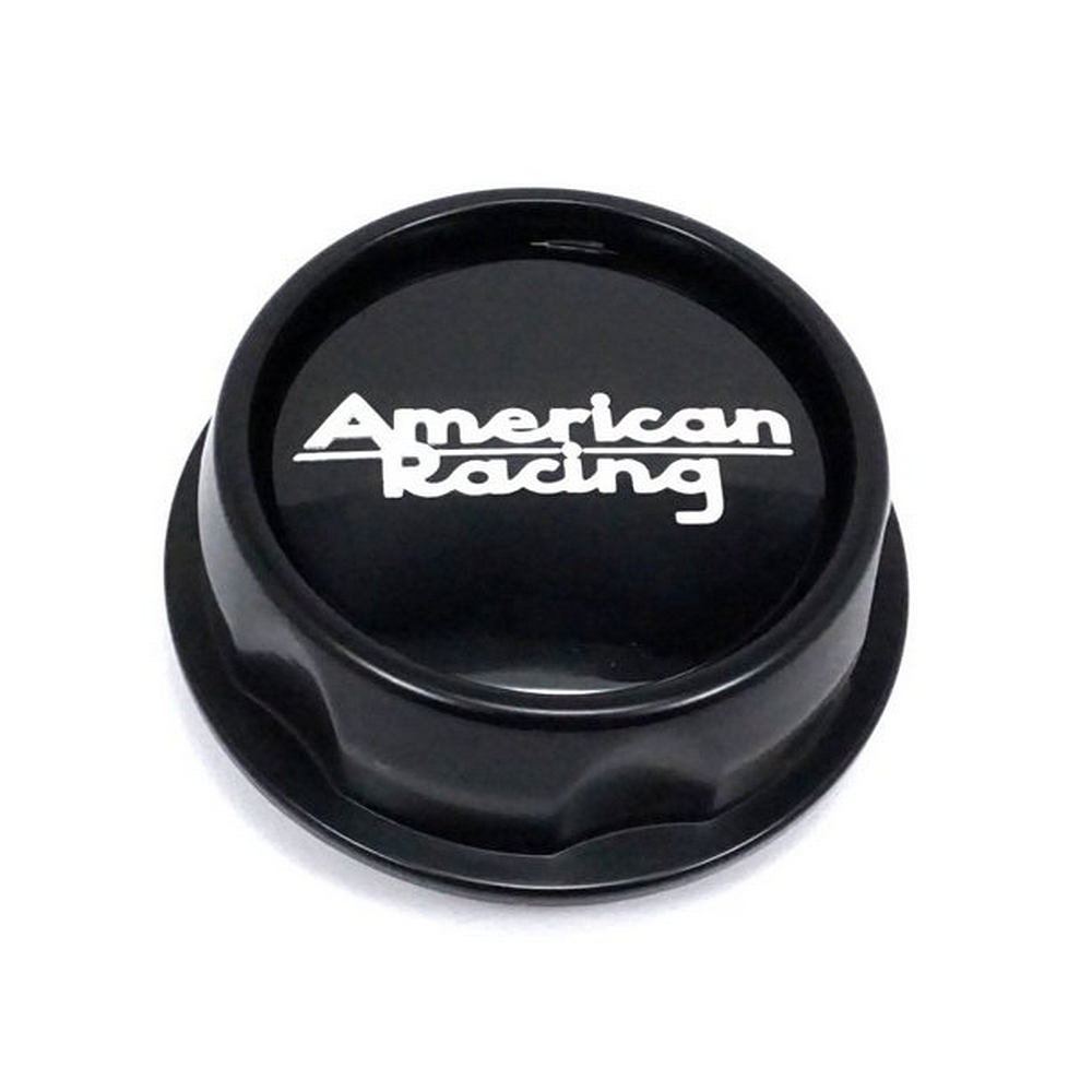 American Racing - AR969 CAP PUSH THRU S-BLK MACH 130.81 CB