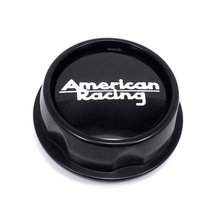 American Racing - AR969 CAP PUSH THRU S-BLK MACH 130.81 CB