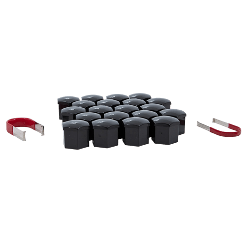Gorilla Automotive - 21MM HEX CAP SET BLK CLAM