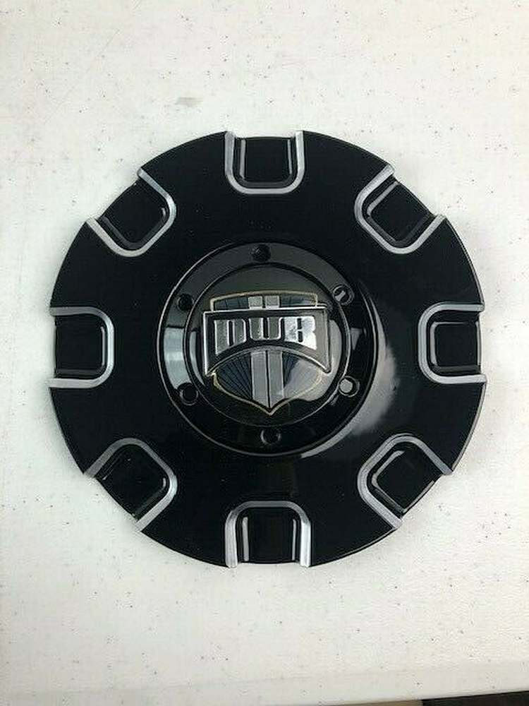 DUB 1PC - DUB STACKS CAP-GLOSS BLACK MILLED