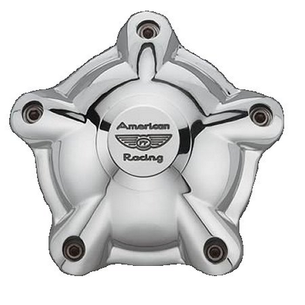 American Racing Vintage - AR CAP CHROME HOLLOW POINT DIE CAST