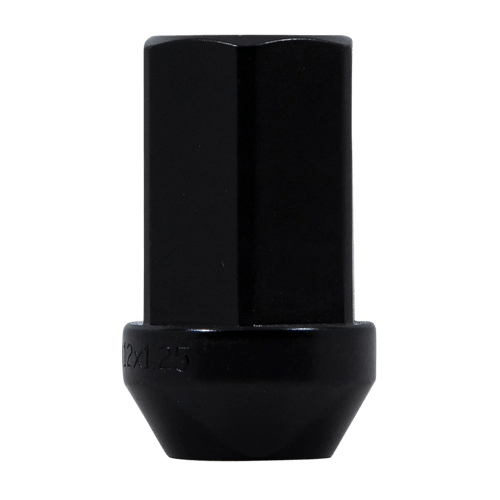 Gorilla Automotive - BULGE ALUM LUG 3/4" 12-1.25 BLK BULK
