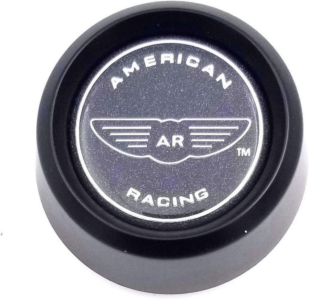 American Racing Vintage - VN501 SATIN BLACK CAP SNAP-IN