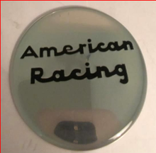 American Racing - AR CAP LOGO 75MM CLEAR