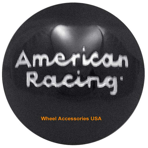 American Racing Vintage - AR ALUMINUM CAP GLOSS BLACK (VN472)