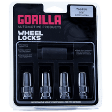 Gorilla Automotive - GORILLA LOCK DUP ACORN 9/16 CHR CLAM