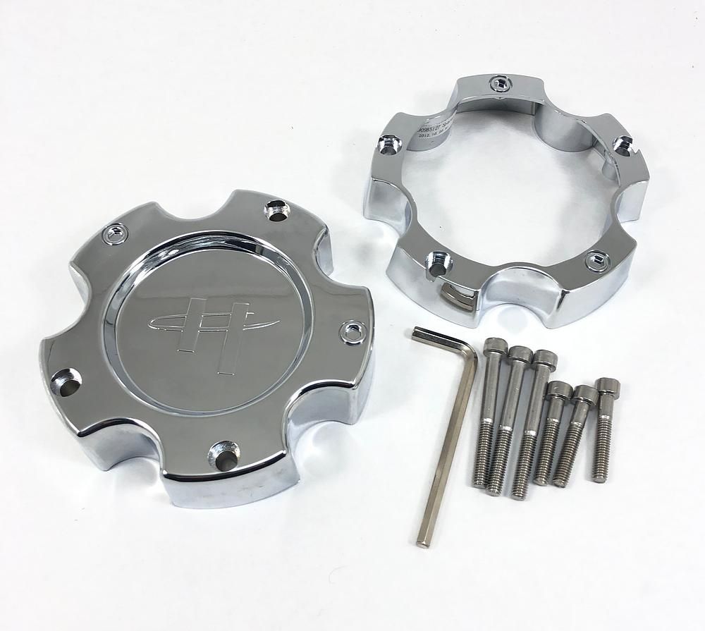 Helo - HLO CAP HE835 CHROME W/SPACER 5X135/5.5