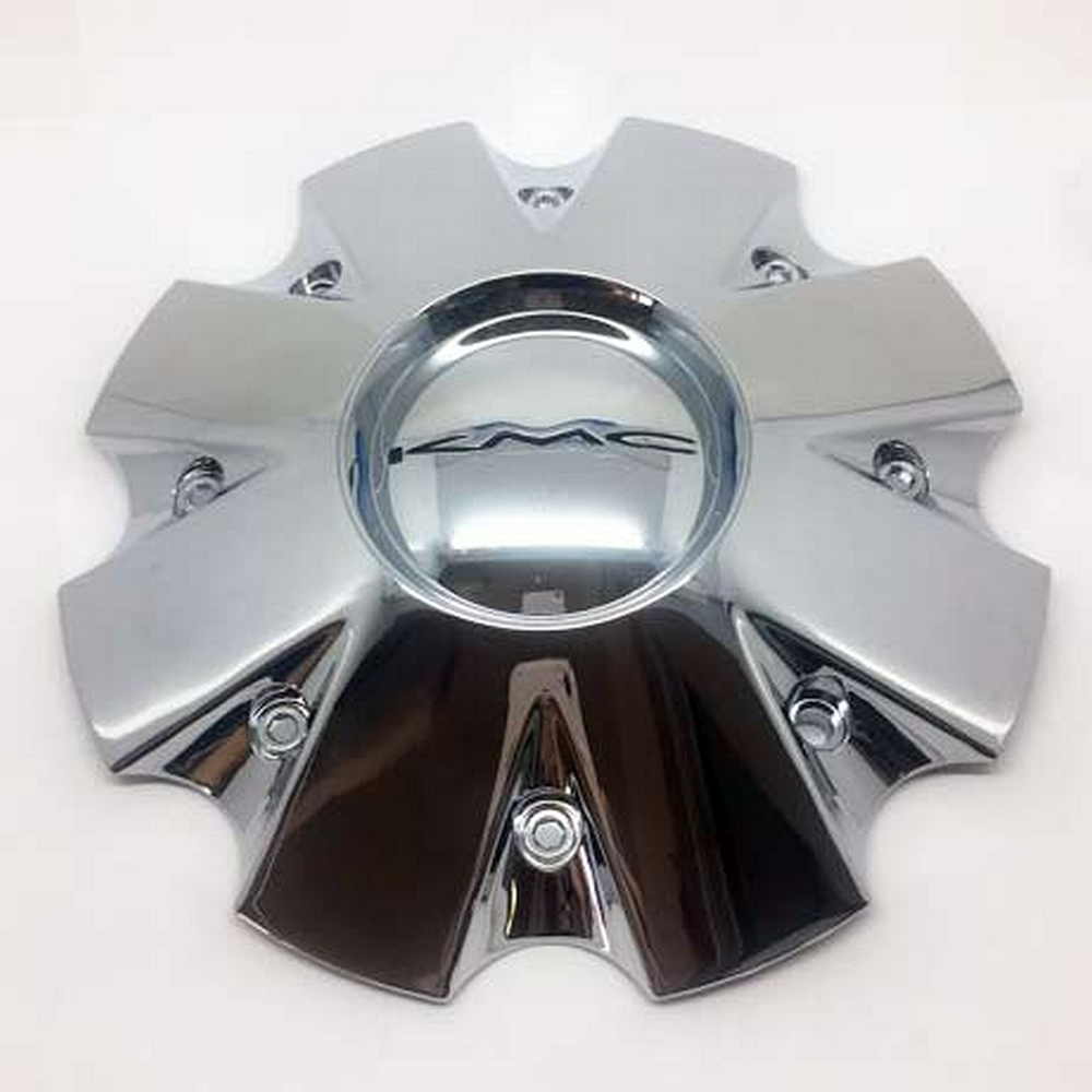 KMC - KMC CAP KM651 SLIDE CHROME W/BLACK LOGO