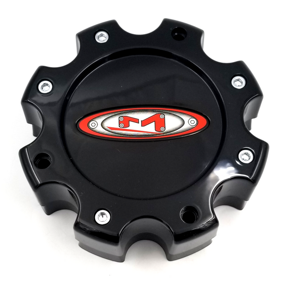 Moto Metal - MO955/956 CAP BLK 8X6.5/170 - RED OVAL L