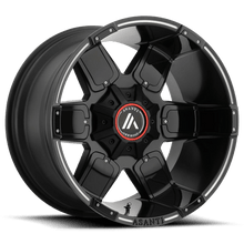 AB811 20X10 8X180 S-BLK MILL/ACC -24MM
