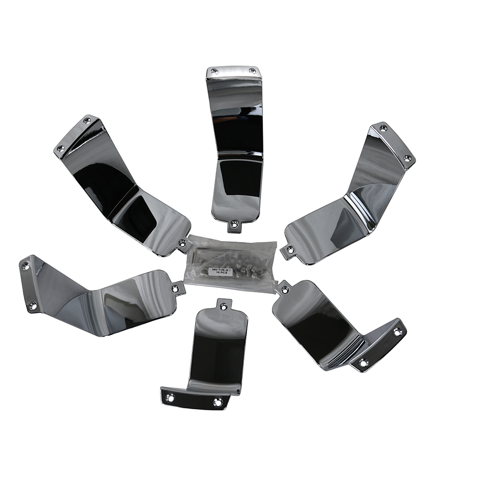 Asanti Black - AB811 20X12 -44 ET INSERTS- CHROME (6PK)