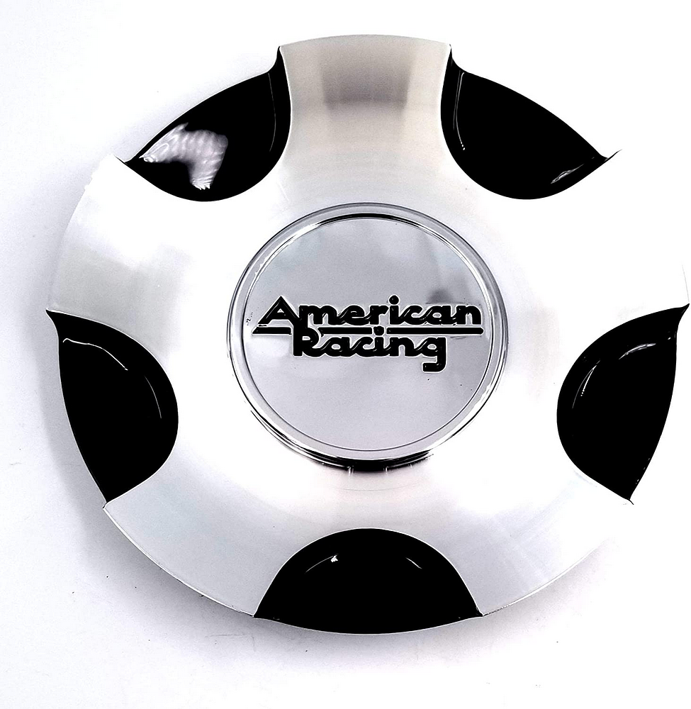 American Racing - AR919 CAP SNAP IN GLOSS BLACK MACHINED