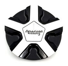 American Racing - AR921 CAP SNAP IN - GLOSS BLACK MACHINED
