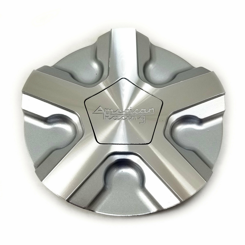 American Racing - AR921 CAP SNAP IN - SILVER MACHINED