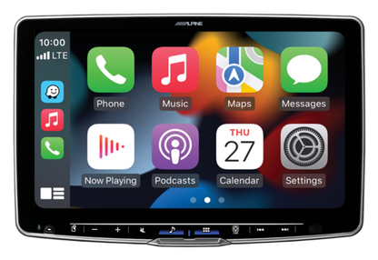 Alpine Halo11 Digital Multimedia Receiver with 11-inch HD Display and Hi-Res Audio Playback