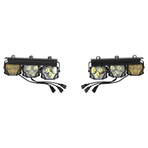 Morimoto Offroad - 4B FOG BRACKETS: TYPE BRONCO TRIPLE 2021