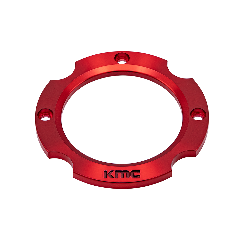 KMC Powersports - KS CAP RING 4X137 - ANODIZED RED