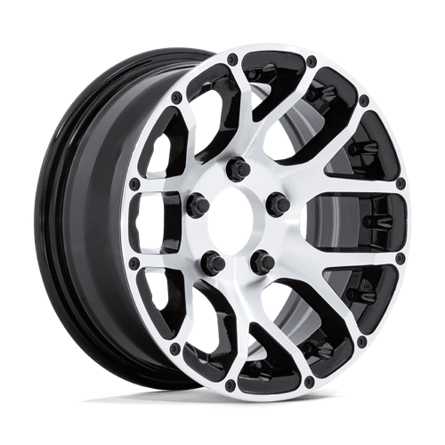 HE1825 14X6 5X4.5 -6 G-BLK-MCH (NO CAP)