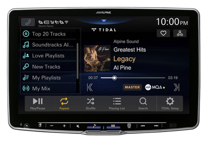Alpine Halo11 Digital Multimedia Receiver with 11-inch HD Display and Hi-Res Audio Playback