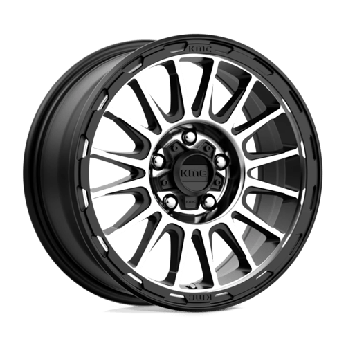 KM542 17X8 6X5.5 S-BLK MACH 20MM