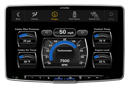 Alpine Halo11 Digital Multimedia Receiver with 11-inch HD Display and Hi-Res Audio Playback
