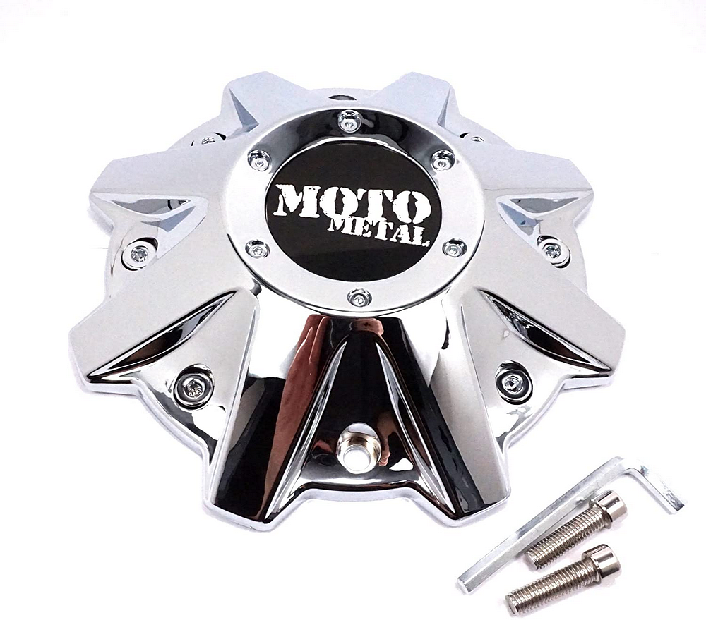 Moto Metal - MO970 CAP CHROME W/ OPTIONAL OPEN END