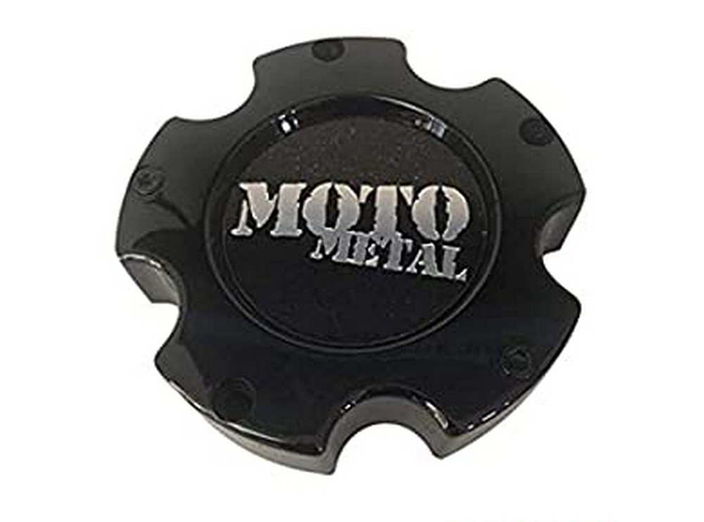 Moto Metal - MOTO METAL GLOSS BLACK CAP LARGE 5 LUG