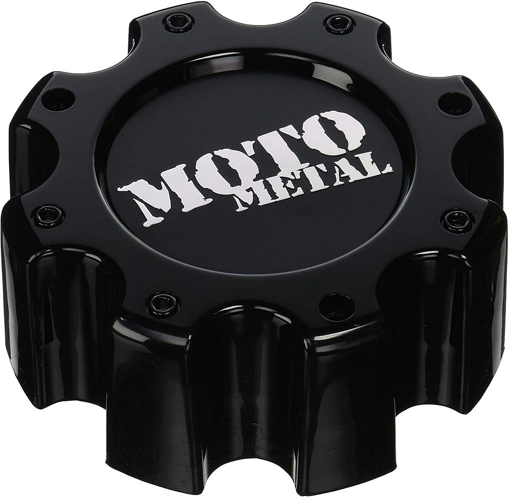 Moto Metal - MOTO METAL CAP 8 LUG - GLOSS BLACK