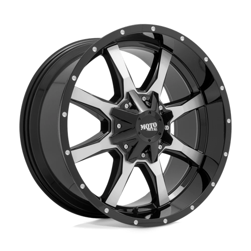 MO970 17X8 5X5.5/150 MACH G-BLK 00MM