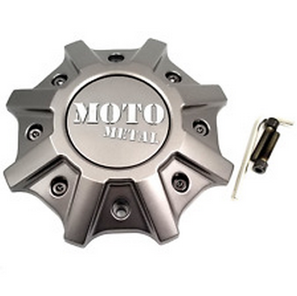 Moto Metal - MO984 CAP ALL PCD POSITIVE ET - M-GRAY
