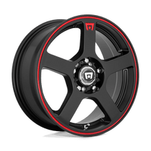 MR116 18X8 5X4.25/4.5 M-BLK/RED +45MM