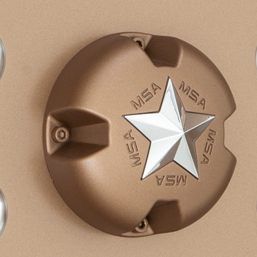 MSA Offroad Wheels - MSA STAR CAP - BOLTON CHR STAR - BRONZE