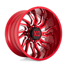 XD858 20X10 6X135 CANDY RED MILLED -18MM