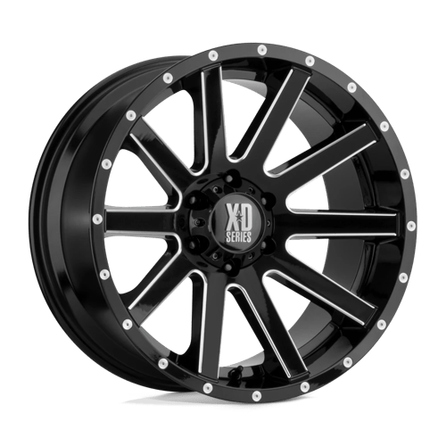 XD818 20X10 5X5.0 S-BLK MILLED -24MM
