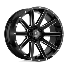 XD818 20X10 5X5.0 S-BLK MILLED -24MM