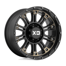 XD829 17X9 5X5.0 S-BLK MACH DTCC -12MM