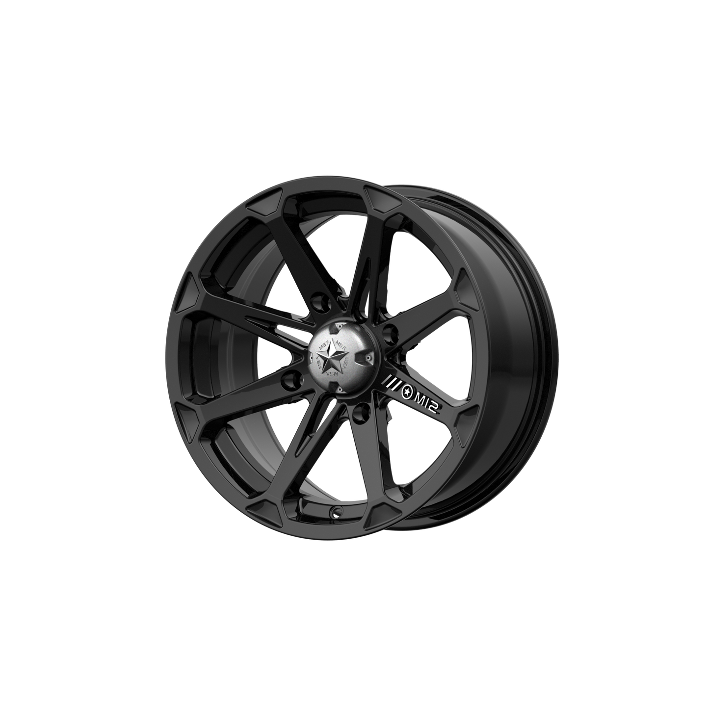 DIESEL UTV 22X7 4X137 GLOSS BLACK 10MM