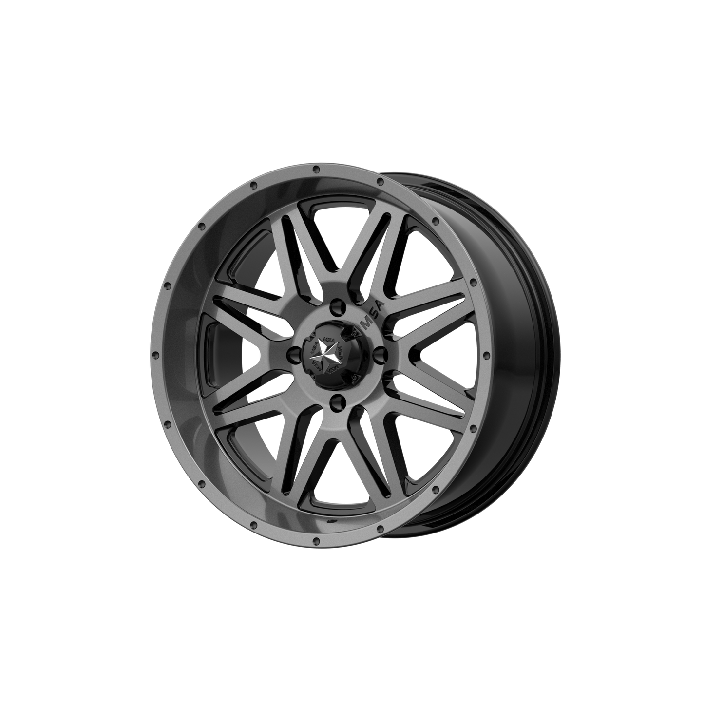 VIBE UTV 14X7 4X110 DARK TINT 00MM