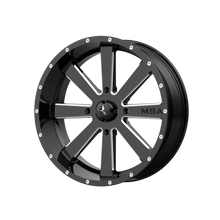 FLASH UTV 18X7 4X137 G-BLK MILL 00MM