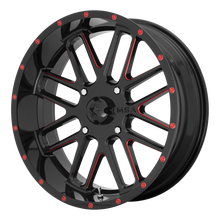 BANDIT UTV 22X7 4X137 G-BLK MILL RTCC 00