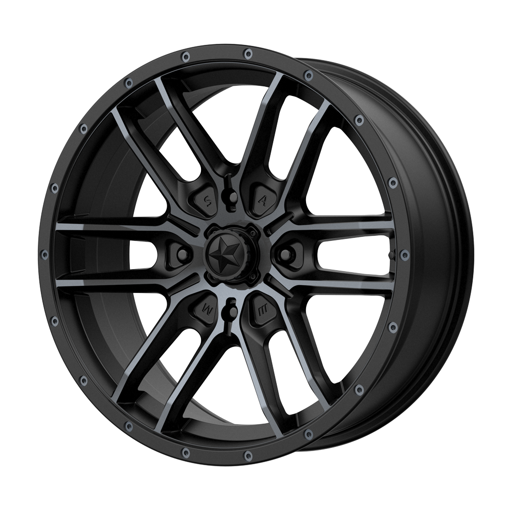 FANG UTV 15X7 4X137 S-BLK TTCC 38MM