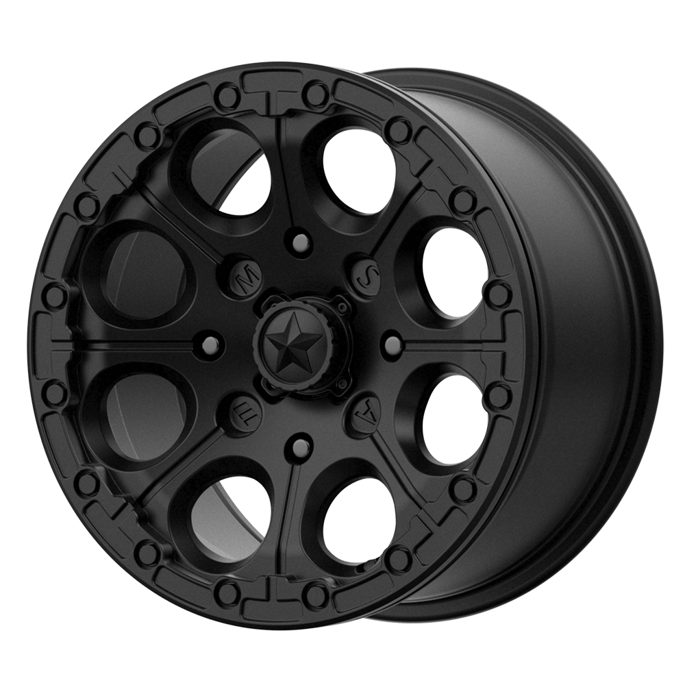 CANNON UTV BL 15X7 4X137 S-BLK 25MM